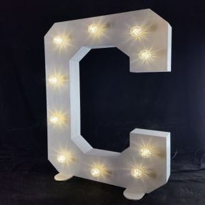 Letter C Giant LED Letter Light