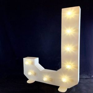 Letter J Giant LED Letter Light