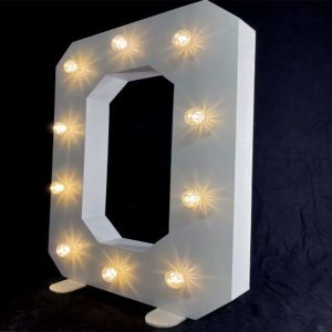 Letter O Giant LED Letter Light