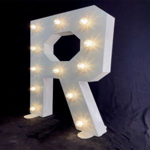 Letter R Giant LED Letter Light