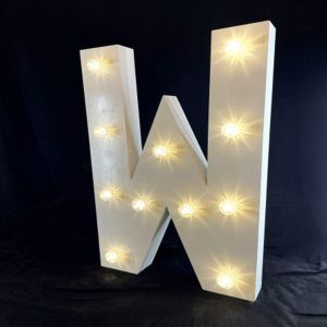 Letter W Giant LED Letter Light