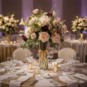 15cm by 40cm Glass Vase Hire