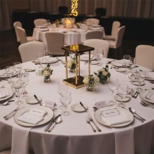 30cm Polished Gold Plinth Hire